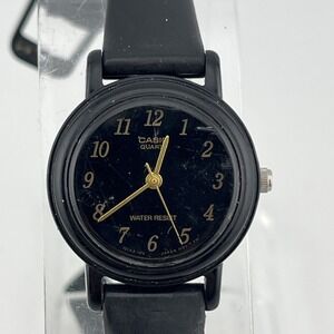 Casio LQ-139 Watch Women 25mm Black Case Plastic Band- New Battery